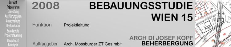 Bebauungsstudie 15. Wien