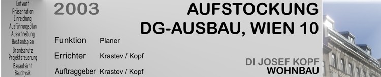 Dachgescho&szlig;ausbau 10. Wien, Maisonette Sanierung Aufstockung