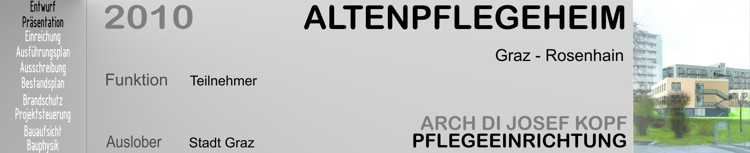Altenpflegeheim Graz Rosenhain Funktionssanierung Erweiterung Zubau